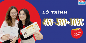 KHÓA HỌC TOEIC 450 - 500+ CHO NGƯỜI MẤT GỐC tại Anh ngữ Ms Hoa