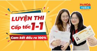 Khoá luyện thi TOEIC cấp tốc 1 thầy 1 trò