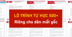 Lộ trình luyện thi TOEIC, học TOEIC đạt band điểm mục tiêu 250 - 500